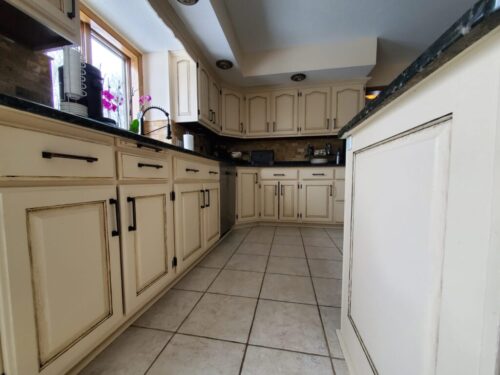 kitchen cabinets painting and glaze - hogas remodeling cleveland kitchen Cabinets Painting